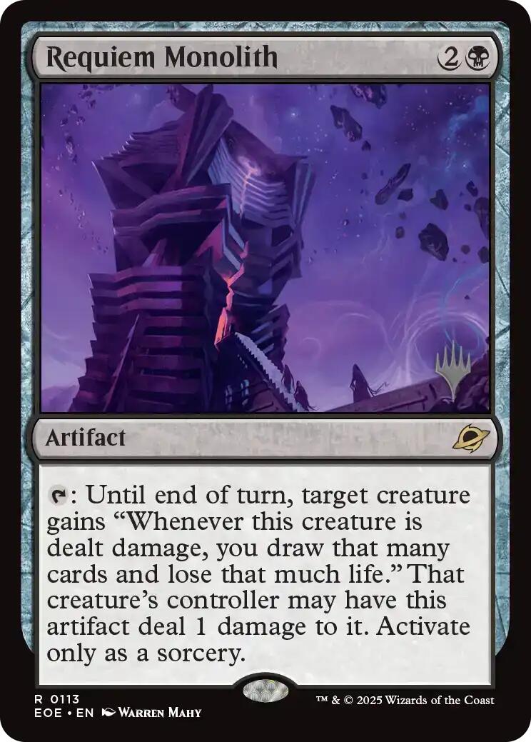 Requiem Monolith [Edge of Eternities Promo Pack] | Pegasus Games WI