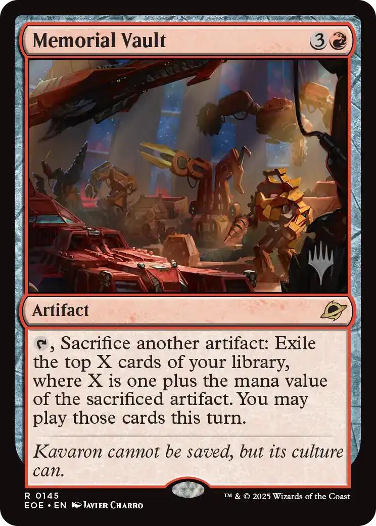 Memorial Vault [Edge of Eternities Promo Pack] | Pegasus Games WI