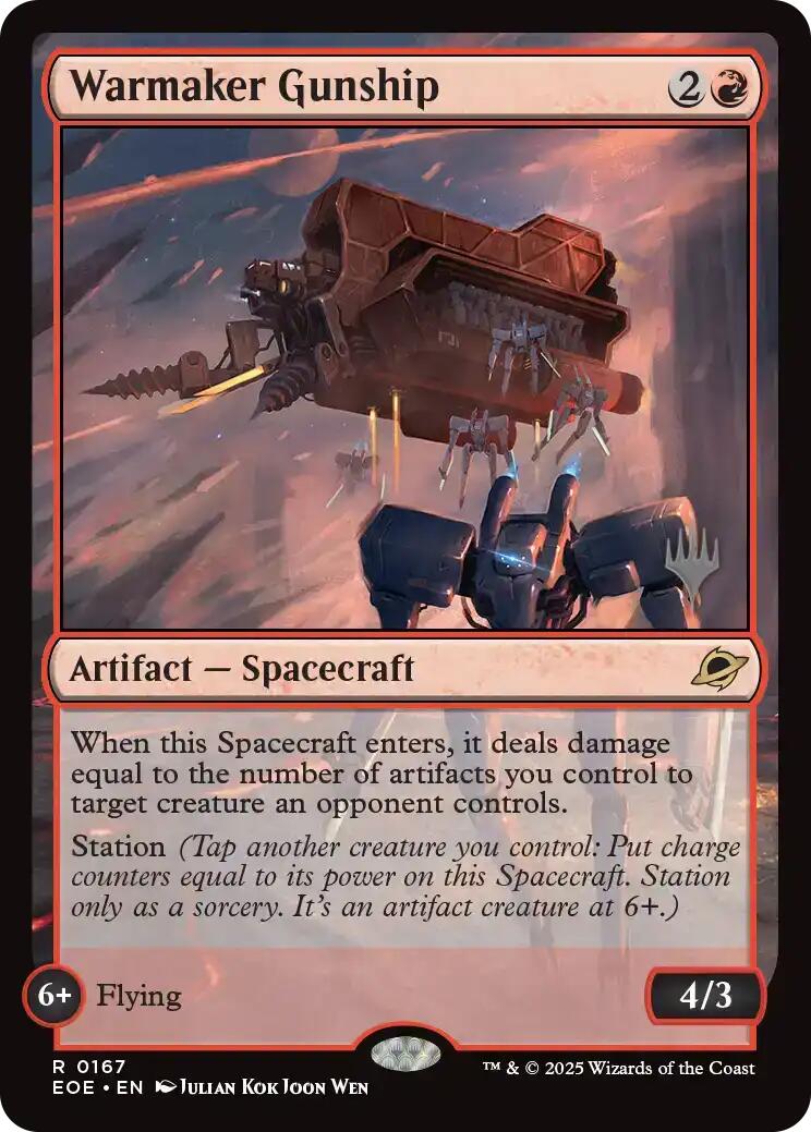 Warmaker Gunship [Edge of Eternities Promo Pack] | Pegasus Games WI