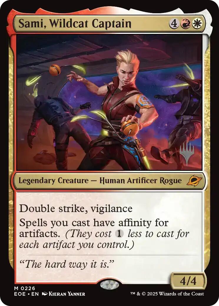 Sami, Wildcat Captain [Edge of Eternities Promo Pack] | Pegasus Games WI