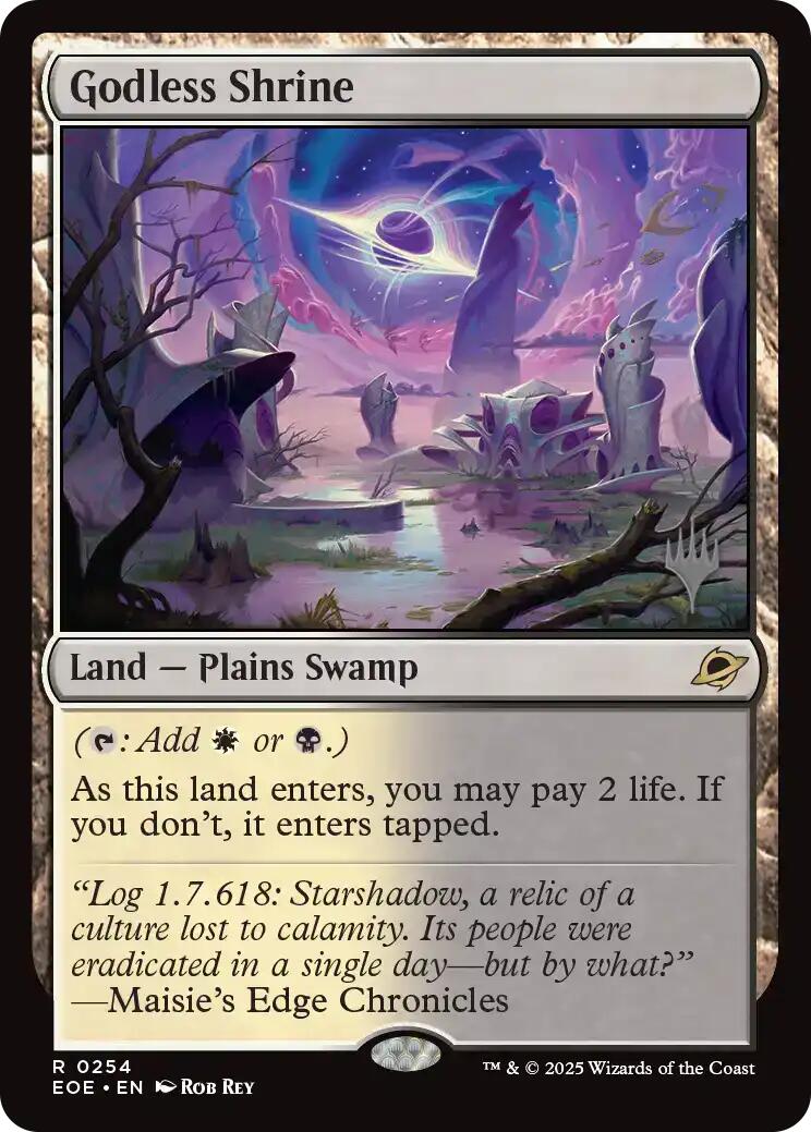 Godless Shrine [Edge of Eternities Promo Pack] | Pegasus Games WI