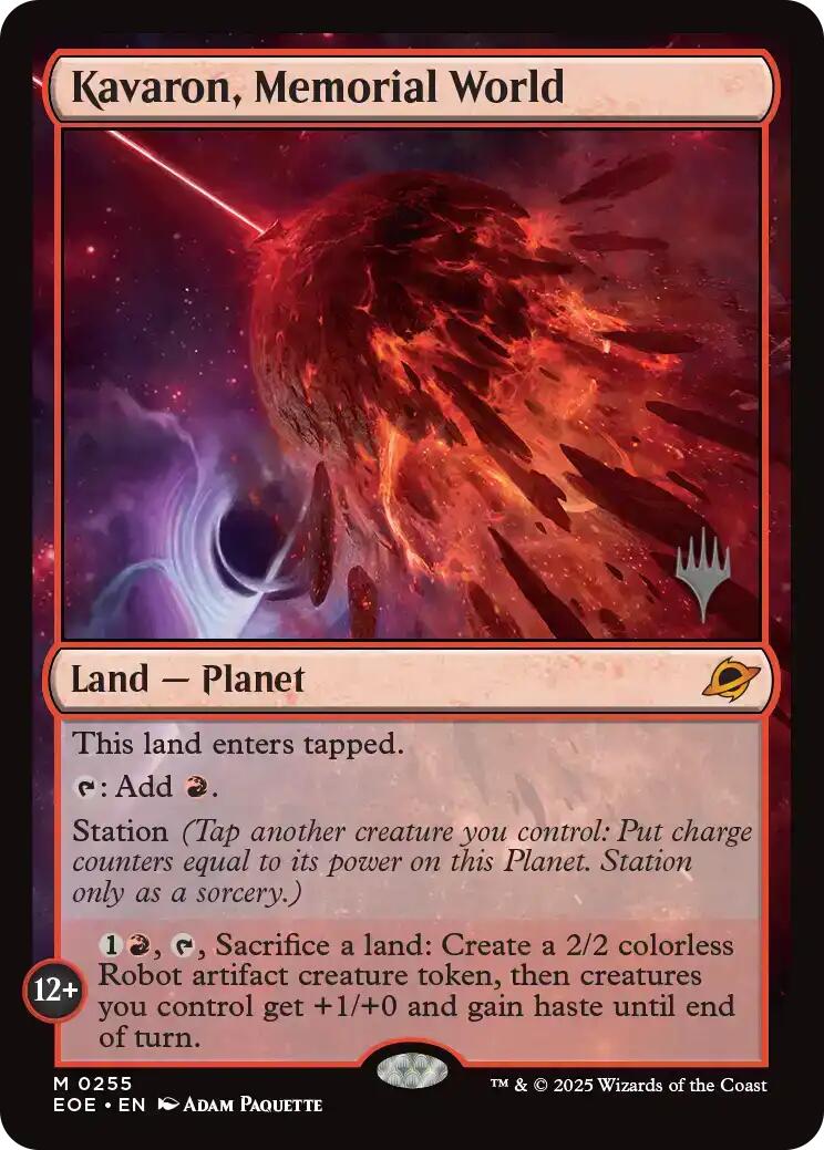 Kavaron, Memorial World [Edge of Eternities Promo Pack] | Pegasus Games WI