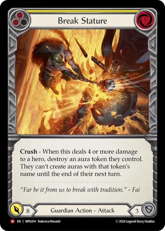 Break Stature [MPG014] (Mastery Pack Guardian)  Rainbow Foil | Pegasus Games WI