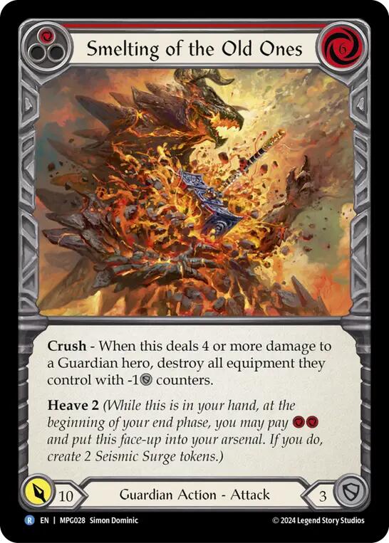 Smelting of the Old Ones [MPG028] (Mastery Pack Guardian)  Rainbow Foil | Pegasus Games WI