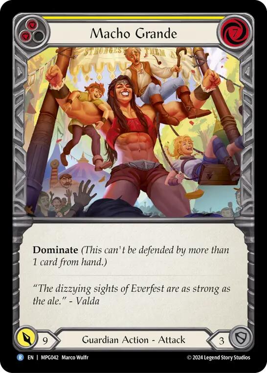 Macho Grande (Yellow) [MPG042] (Mastery Pack Guardian) | Pegasus Games WI