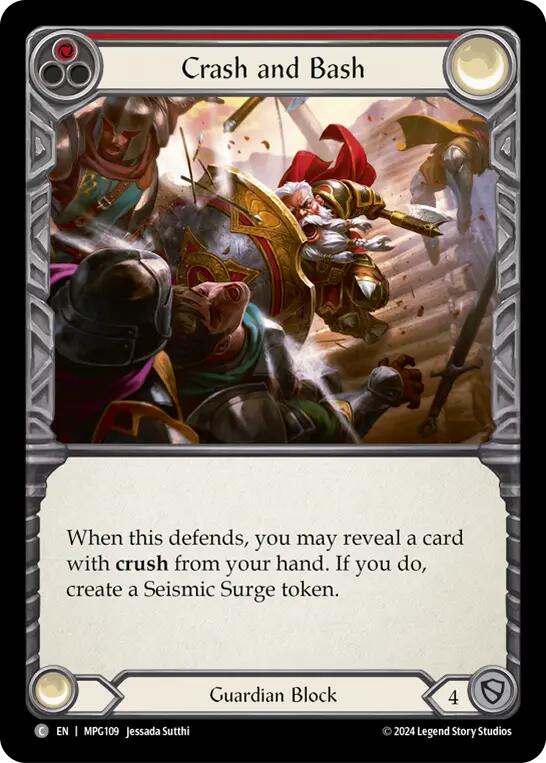 Crash and Bash (Red) [MPG109] (Mastery Pack Guardian) | Pegasus Games WI