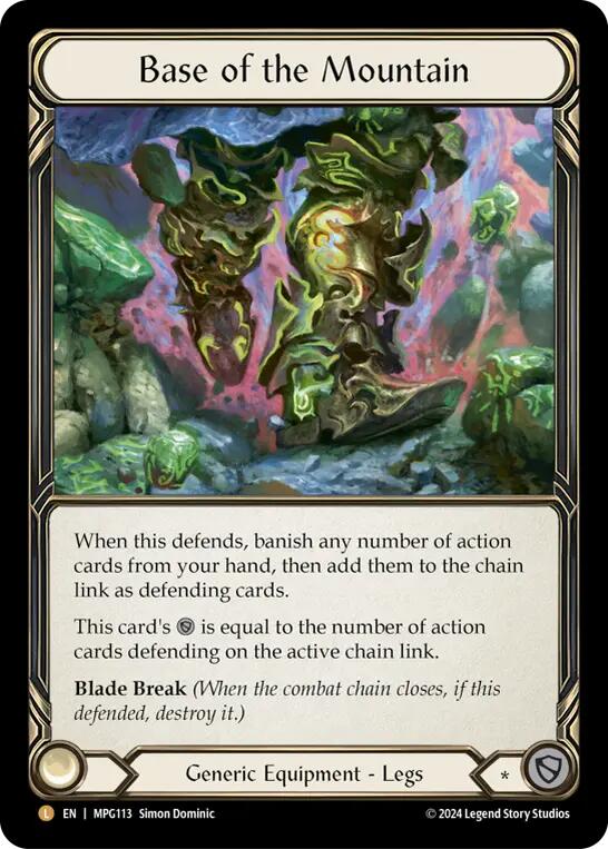 Base of the Mountain [MPG113] (Mastery Pack Guardian)  Rainbow Foil | Pegasus Games WI