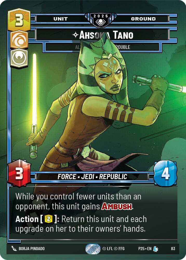Ahsoka Tano (83) - Always Ready For Trouble (83) [Organized Play Promos] | Pegasus Games WI