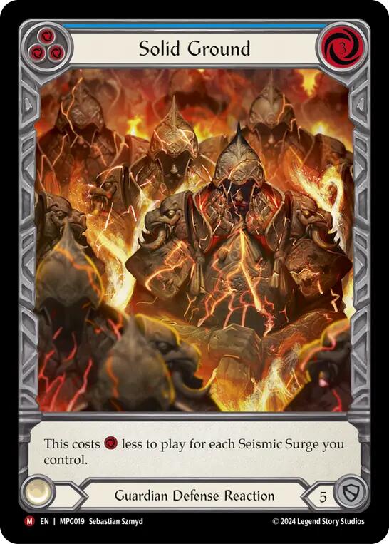 Solid Ground (Extended Art) [MPG019] (Mastery Pack Guardian)  Rainbow Foil | Pegasus Games WI