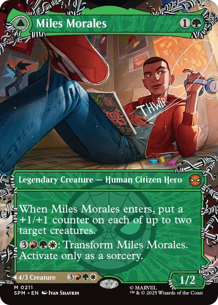 Miles Morales (0211) (Borderless) [Marvel's Spider-Man] | Pegasus Games WI