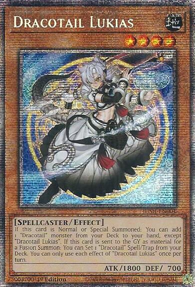 Dracotail Lukias (Starlight Rare) [JUSH-EN001] Starlight Rare | Pegasus Games WI