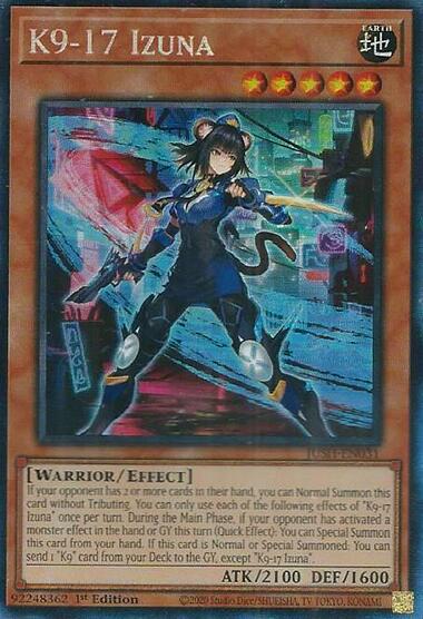 K9-17 Izuna (CR) [JUSH-EN031] Collector's Rare | Pegasus Games WI