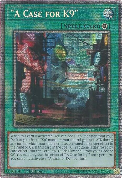 "A Case for K9" (Starlight Rare) [JUSH-EN040] Starlight Rare | Pegasus Games WI
