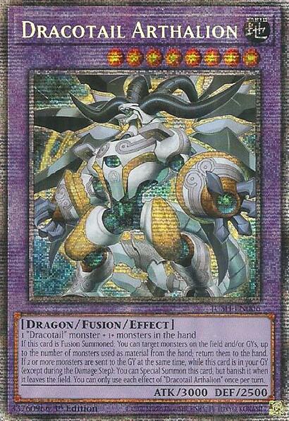 Dracotail Arthalion (Starlight Rare) [JUSH-EN006] Starlight Rare | Pegasus Games WI