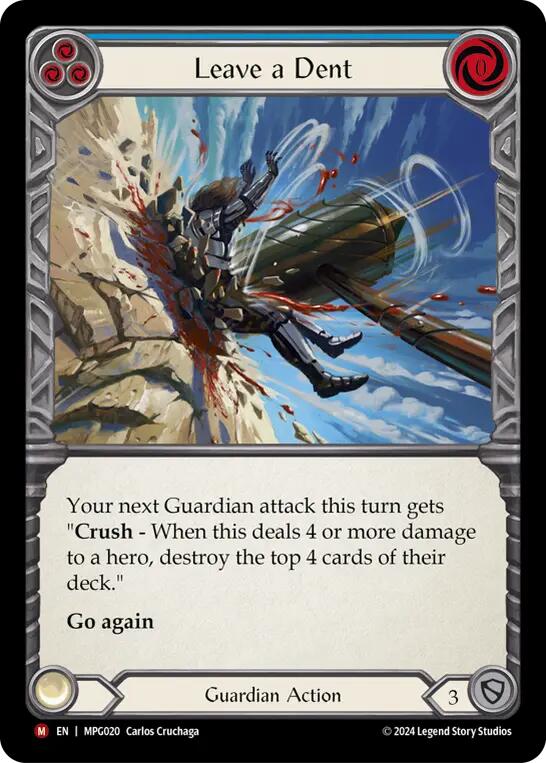 Leave a Dent [MPG020] (Mastery Pack Guardian)  Rainbow Foil | Pegasus Games WI