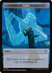 Copy // Golem (0012) Double-Sided Token [Edge of Eternities Commander Tokens] | Pegasus Games WI
