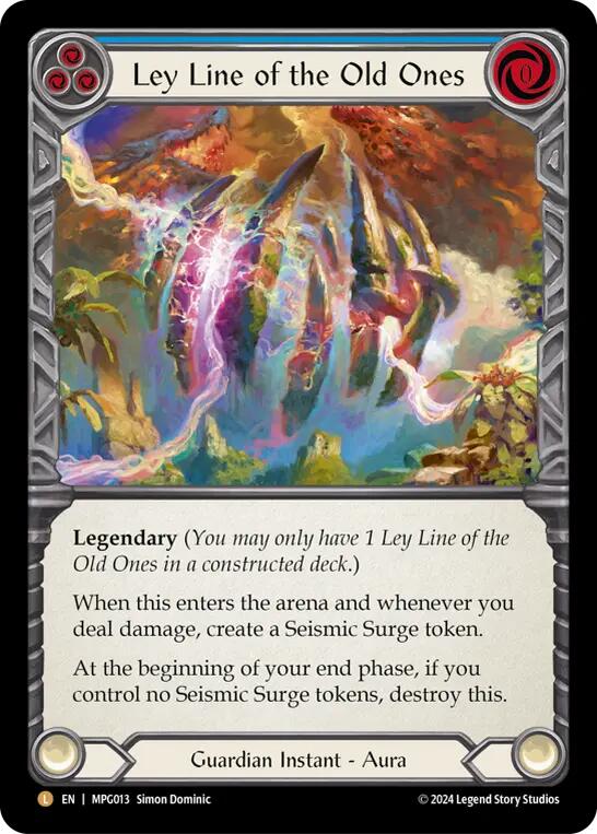 Ley Line of the Old Ones [MPG013] (Mastery Pack Guardian)  Rainbow Foil | Pegasus Games WI