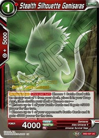 Stealth Silhouette Gamisaras (Divine Multiverse Draft Tournament) (DB2-021) [Tournament Promotion Cards] | Pegasus Games WI