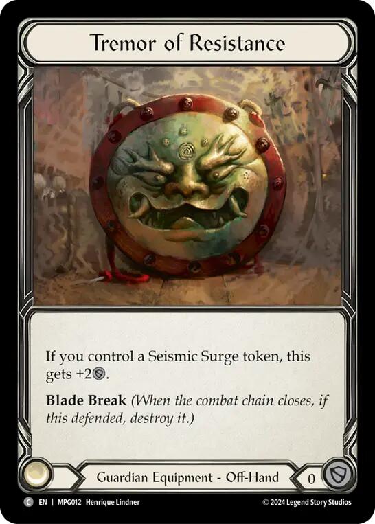 Tremor of Resistance [MPG012] (Mastery Pack Guardian) | Pegasus Games WI
