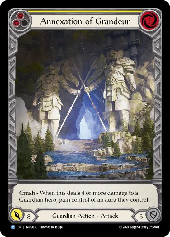 Annexation of Grandeur (Extended Art) [MPG030] (Mastery Pack Guardian)  Rainbow Foil | Pegasus Games WI
