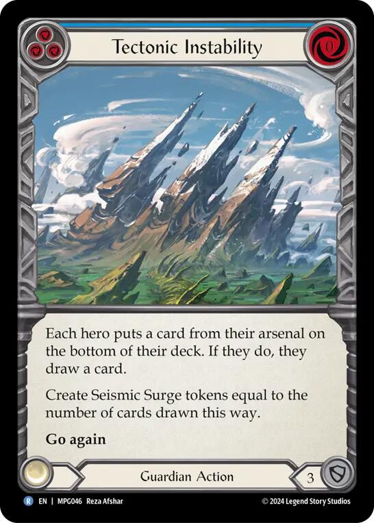 Tectonic Instability [MPG046] (Mastery Pack Guardian)  Rainbow Foil | Pegasus Games WI