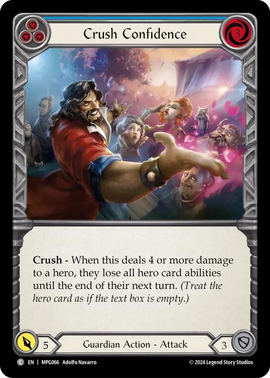 Crush Confidence (Blue) [MPG066] (Mastery Pack Guardian) | Pegasus Games WI
