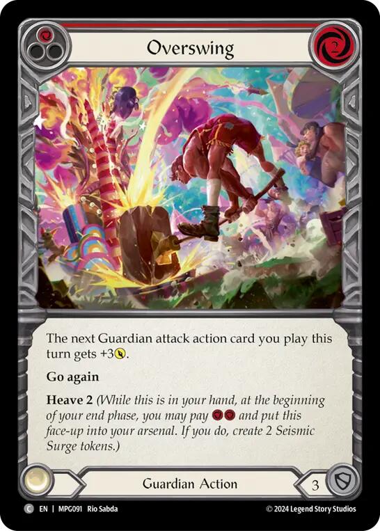 Overswing (Red) [MPG091] (Mastery Pack Guardian) | Pegasus Games WI