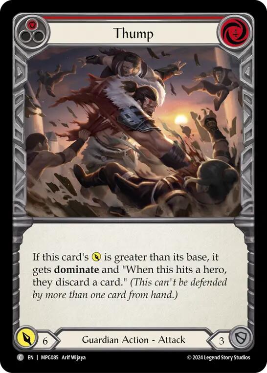 Thump (Red) [MPG085] (Mastery Pack Guardian) | Pegasus Games WI