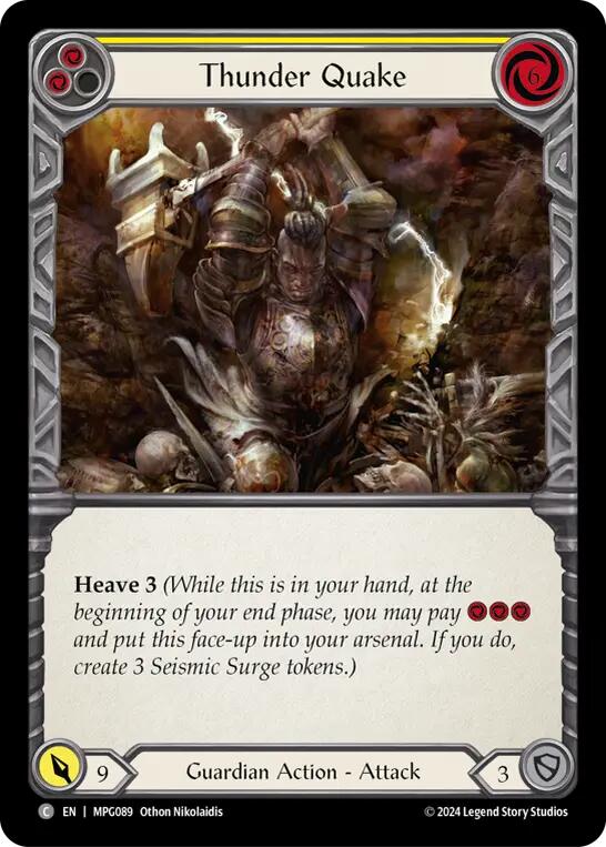 Thunder Quake (Yellow) [MPG089] (Mastery Pack Guardian) | Pegasus Games WI
