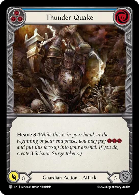 Thunder Quake (Blue) [MPG090] (Mastery Pack Guardian) | Pegasus Games WI