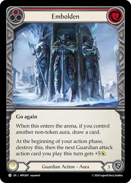 Embolden (Red) [MPG097] (Mastery Pack Guardian) | Pegasus Games WI