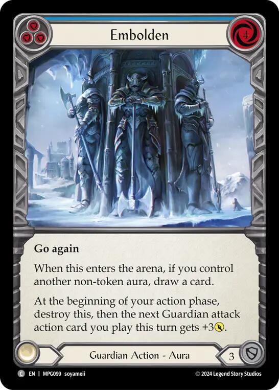 Embolden (Blue) [MPG099] (Mastery Pack Guardian) | Pegasus Games WI
