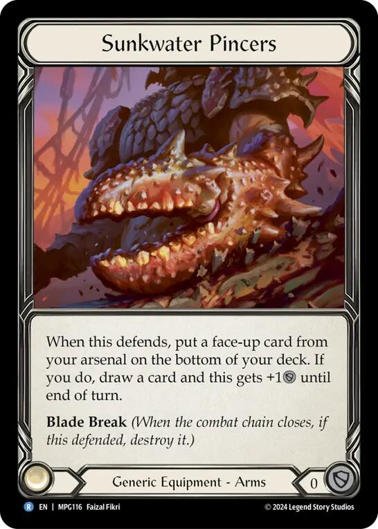 Sunkwater Pincers [MPG116] (Mastery Pack Guardian)  Cold Foil | Pegasus Games WI