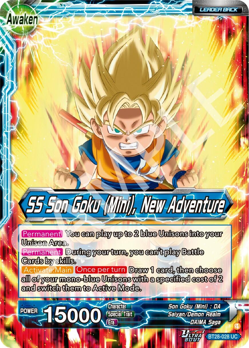 Son Goku (Mini) // SS Son Goku (Mini), New Adventure (BT28-028) [Prismatic Clash] | Pegasus Games WI