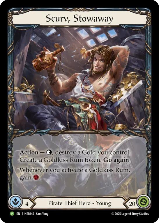 Scurv, Stowaway [HER142] (Promo)  Rainbow Foil | Pegasus Games WI