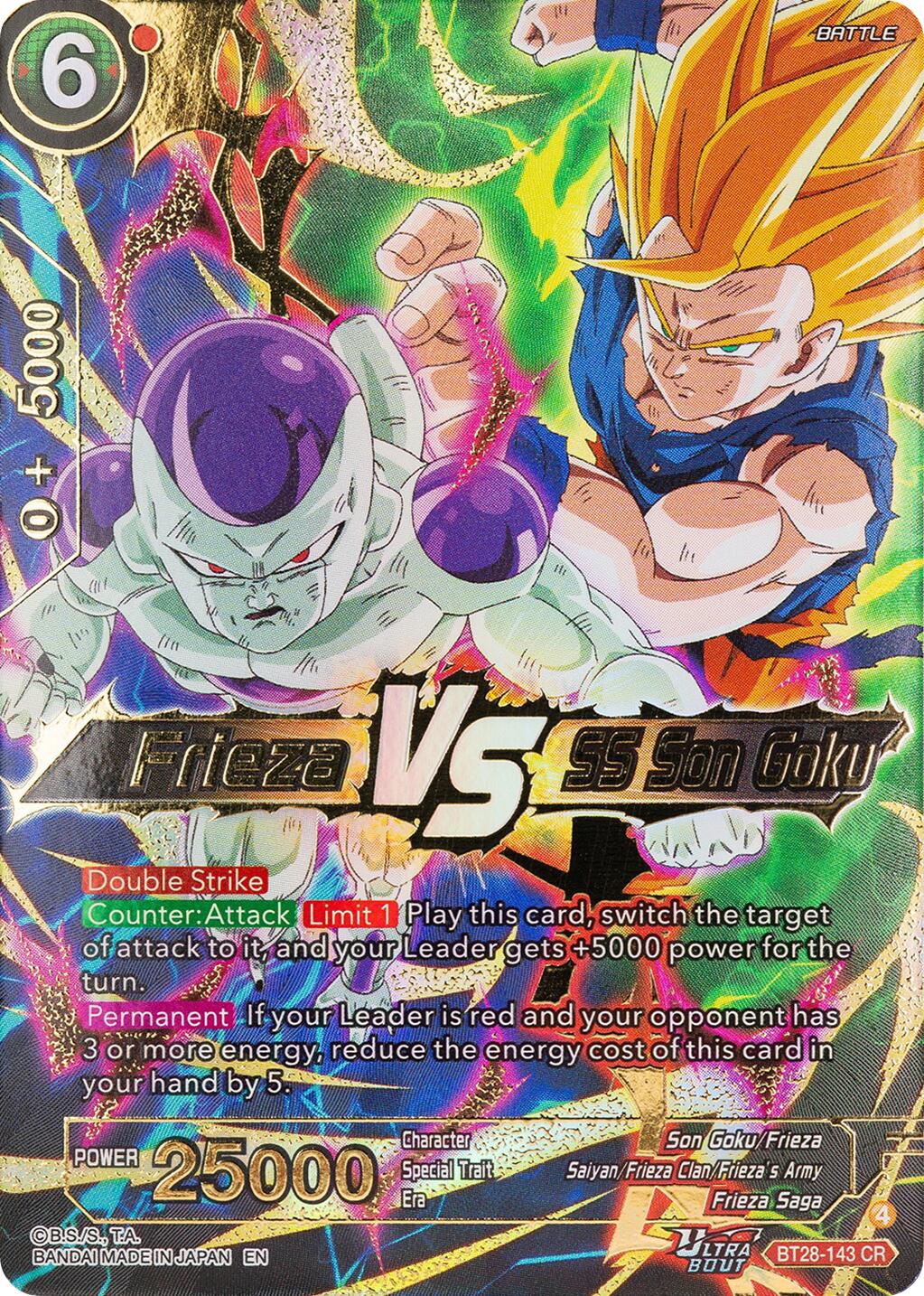 Frieza VS SS Son Goku (BT28-143) [Prismatic Clash] | Pegasus Games WI