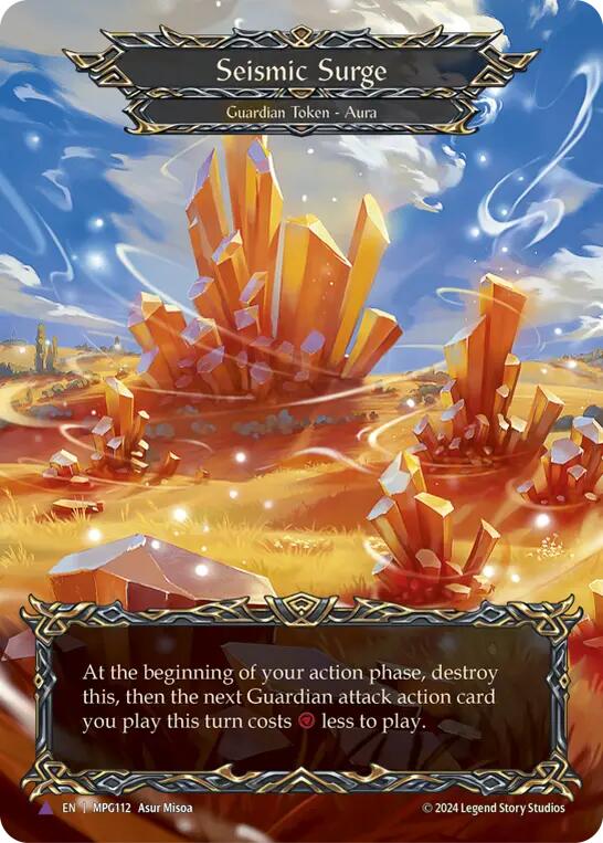 Seismic Surge (Crystal) (Marvel) [MPG112] (Mastery Pack Guardian)  Cold Foil | Pegasus Games WI