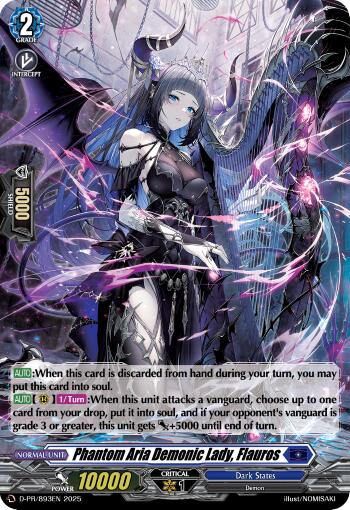 Phantom Aria Demonic Lady, Flauros (Foil) (D-PR/893EN) [D Promo Cards] | Pegasus Games WI
