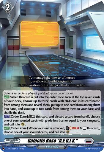 Galactic Base "A.E.G.I.S." (D-PR/888EN) [D Promo Cards] | Pegasus Games WI