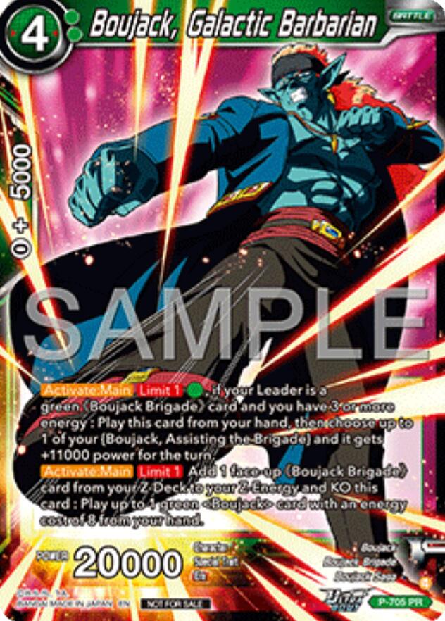 Boujack, Galactic Barbarian (Ultra-Bout Series Tournament Pack Vol.13) (P-705) [Tournament Promotion Cards] | Pegasus Games WI