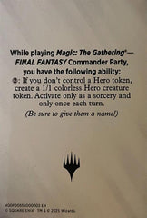 Blank Hero Token [FINAL FANTASY Tokens] | Pegasus Games WI
