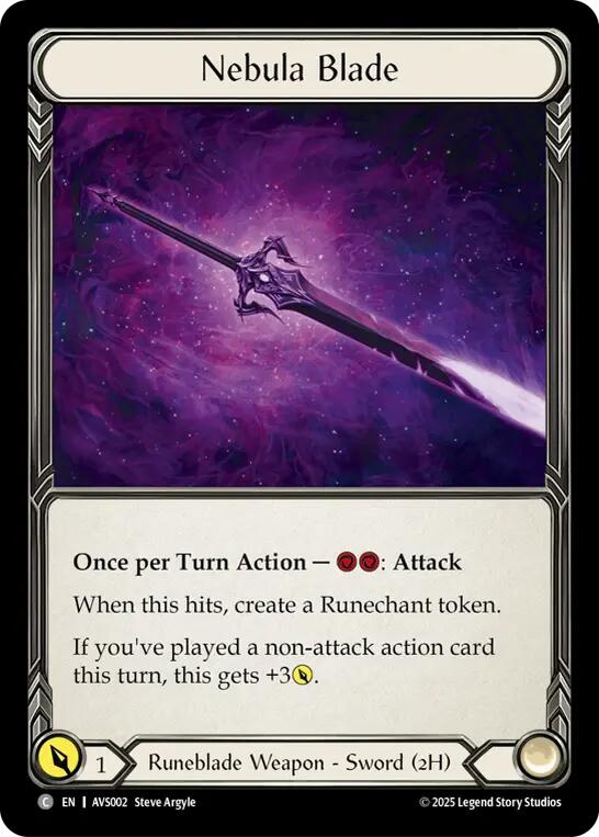 Nebula Blade [AVS002] (Armory Deck: Legends Viserai) | Pegasus Games WI