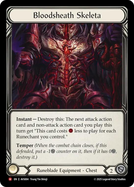 Bloodsheath Skeleta [AVS004] (Armory Deck: Legends Viserai) | Pegasus Games WI