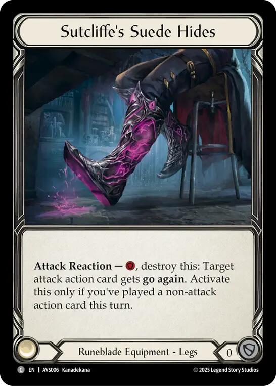 Sutcliffe's Suede Hides [AVS006] (Armory Deck: Legends Viserai) | Pegasus Games WI