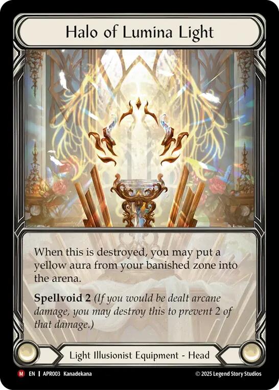 Halo of Lumina Light [APR003] (Armory Deck: Legends Prism)  Cold Foil | Pegasus Games WI