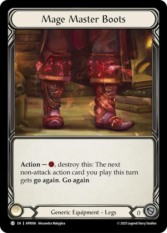 Mage Master Boots [APR006] (Armory Deck: Legends Prism) | Pegasus Games WI