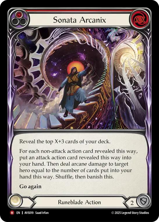 Sonata Arcanix (Red) [AVS019] (Armory Deck: Legends Viserai) | Pegasus Games WI