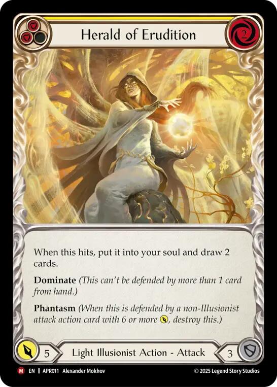 Herald of Erudition [APR011] (Armory Deck: Legends Prism) | Pegasus Games WI