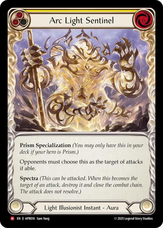 Arc Light Sentinel [APR016] (Armory Deck: Legends Prism) | Pegasus Games WI