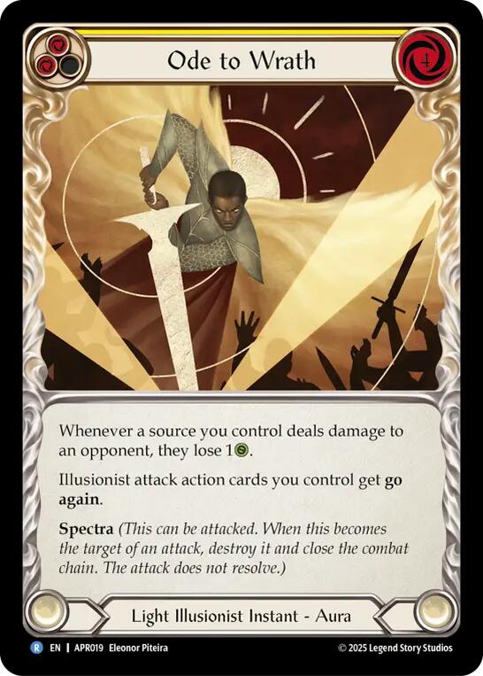 Ode to Wrath [APR019] (Armory Deck: Legends Prism) | Pegasus Games WI